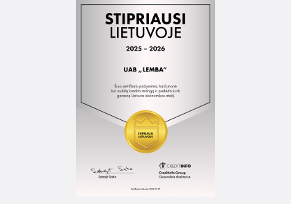 Stipriausi Lietuvoje